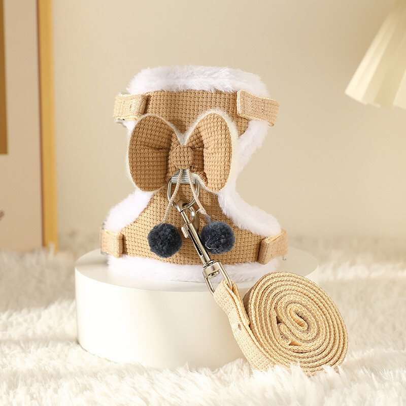 Liemenė su pavadėliu katėms, specialus kačių pavadėlis rudeniui ir žiemai, grandinėlė mažoms katėms, petnešėlės augintiniams