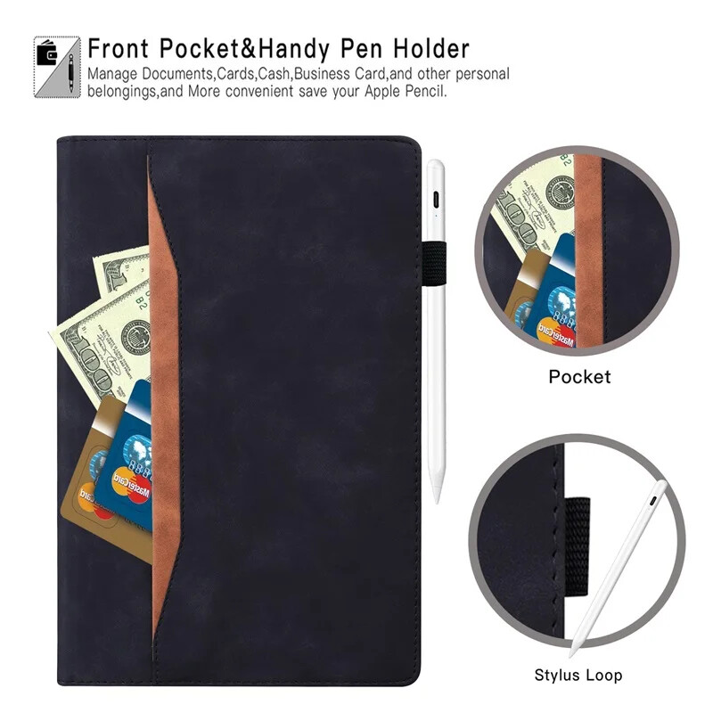 Калъф за бизнес портфейл Folio за Lenovo Tab P11 Plus 5G 11" калъф за таблет TB-J616F TB-J616X TB-J607Z TB-J606F J606L TPU гръб Coque