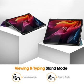 Για θήκη Lenovo Tab K11 Plus 11,45 ιντσών 2024 TB230XC TB352FU PU Πτυσσόμενη θήκη για tablet Lenovo Tab M11 Plus