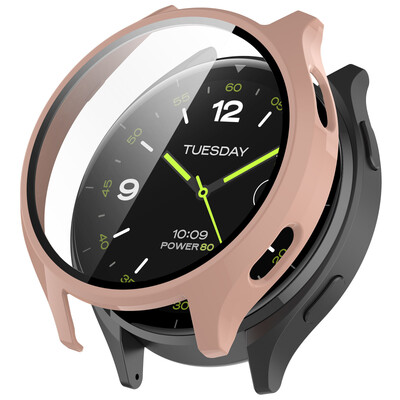 Staklo+kućište za Xiaomi Watch 2 SmartWatch, sveobuhvatna zaštita zaslona, tvrdi PC branik, kaljeno staklo za XiaoMi Watch2 Dodaci