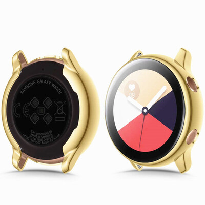 Potpuno pokrivena zaštitna torbica za Samsung Galaxy Watch Active 2 44mm 40mm zaslon pametnog sata TPU zaštitnik od mekanog silikona