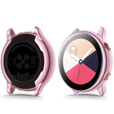 Potpuno pokrivena zaštitna torbica za Samsung Galaxy Watch Active 2 44mm 40mm zaslon pametnog sata TPU zaštitnik od mekanog silikona