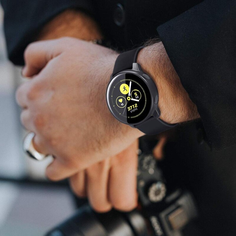 Potpuno pokrivena zaštitna torbica za Samsung Galaxy Watch Active 2 44mm 40mm zaslon pametnog sata TPU zaštitnik od mekanog silikona