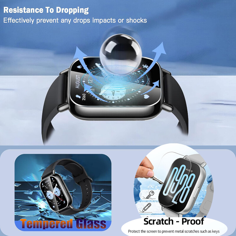 Zaštita zaslona protiv ogrebotina za Redmi Watch 5 Active Zaštitna folija od kaljenog stakla za Xiaomi Redmi Watch 5 Active Lite