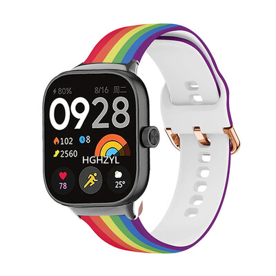 За Redmi Watch 4 каишка Силиконова резервна гривна Correa Wristband За Xiaomi Redmi Watch 4 Смарт часовник Каишка аксесоари