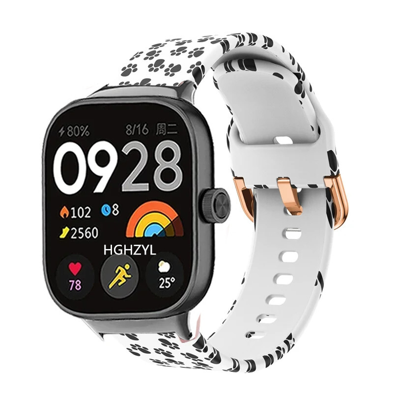 За Redmi Watch 4 каишка Силиконова резервна гривна Correa Wristband За Xiaomi Redmi Watch 4 Смарт часовник Каишка аксесоари
