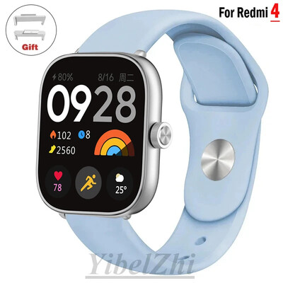Mekani silikonski remeni za satove za Redmi sat 4 remena SmartWatch WristBand Sport correa Narukvica za xiaomi mi band 8 pro Dodaci