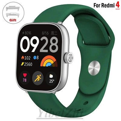 Mekani silikonski remeni za satove za Redmi sat 4 remena SmartWatch WristBand Sport correa Narukvica za xiaomi mi band 8 pro Dodaci