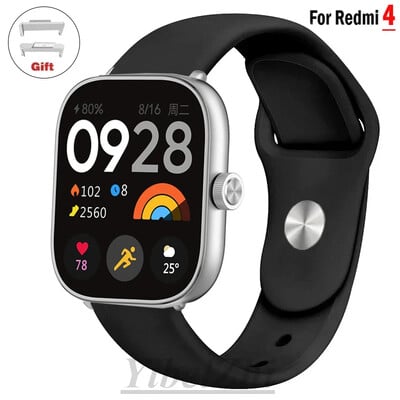Mekani silikonski remeni za satove za Redmi sat 4 remena SmartWatch WristBand Sport correa Narukvica za xiaomi mi band 8 pro Dodaci