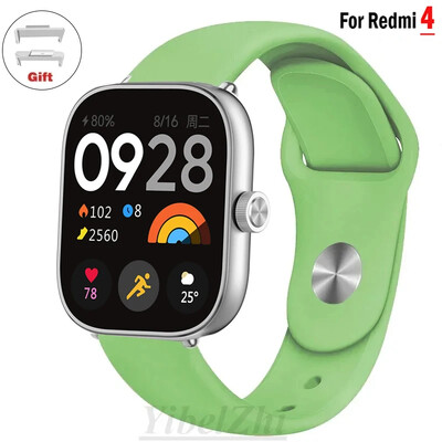 Mekani silikonski remeni za satove za Redmi sat 4 remena SmartWatch WristBand Sport correa Narukvica za xiaomi mi band 8 pro Dodaci