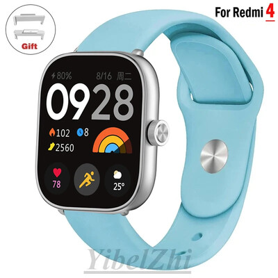 Mekani silikonski remeni za satove za Redmi sat 4 remena SmartWatch WristBand Sport correa Narukvica za xiaomi mi band 8 pro Dodaci