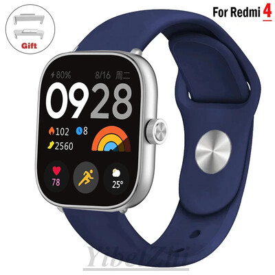 Mekani silikonski remeni za satove za Redmi sat 4 remena SmartWatch WristBand Sport correa Narukvica za xiaomi mi band 8 pro Dodaci