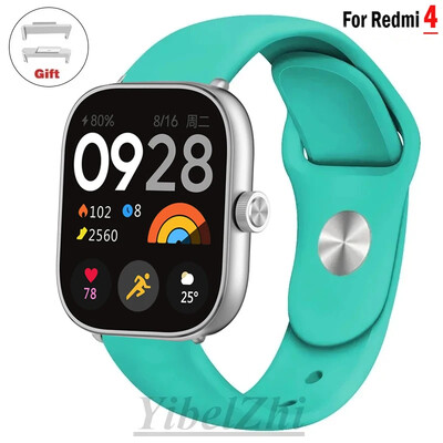 Mekani silikonski remeni za satove za Redmi sat 4 remena SmartWatch WristBand Sport correa Narukvica za xiaomi mi band 8 pro Dodaci