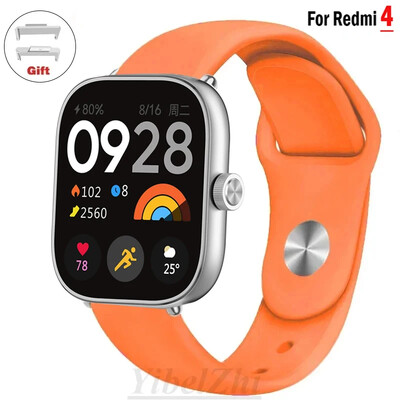 Mekani silikonski remeni za satove za Redmi sat 4 remena SmartWatch WristBand Sport correa Narukvica za xiaomi mi band 8 pro Dodaci