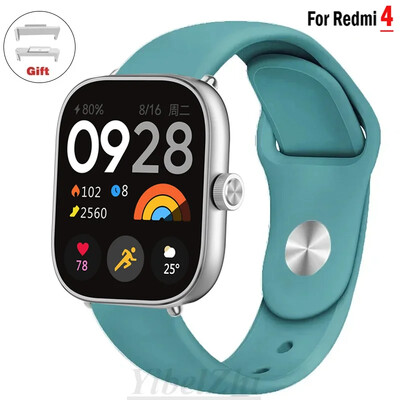 Mekani silikonski remeni za satove za Redmi sat 4 remena SmartWatch WristBand Sport correa Narukvica za xiaomi mi band 8 pro Dodaci