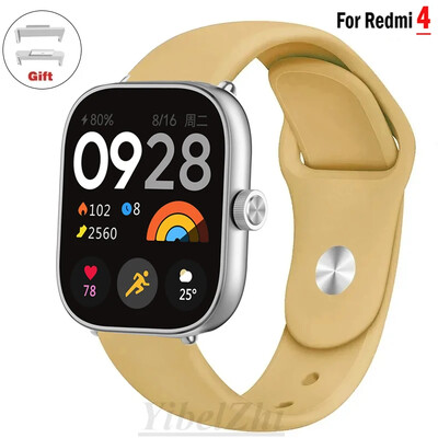 Mekani silikonski remeni za satove za Redmi sat 4 remena SmartWatch WristBand Sport correa Narukvica za xiaomi mi band 8 pro Dodaci