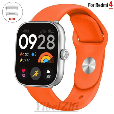 Mekani silikonski remeni za satove za Redmi sat 4 remena SmartWatch WristBand Sport correa Narukvica za xiaomi mi band 8 pro Dodaci