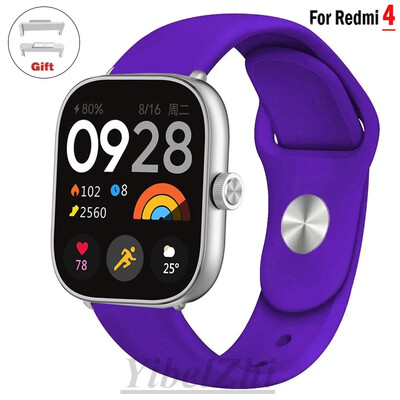 Mekani silikonski remeni za satove za Redmi sat 4 remena SmartWatch WristBand Sport correa Narukvica za xiaomi mi band 8 pro Dodaci