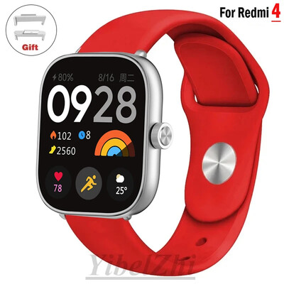 Mekani silikonski remeni za satove za Redmi sat 4 remena SmartWatch WristBand Sport correa Narukvica za xiaomi mi band 8 pro Dodaci