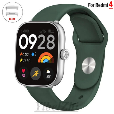 Mekani silikonski remeni za satove za Redmi sat 4 remena SmartWatch WristBand Sport correa Narukvica za xiaomi mi band 8 pro Dodaci
