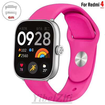 Mekani silikonski remeni za satove za Redmi sat 4 remena SmartWatch WristBand Sport correa Narukvica za xiaomi mi band 8 pro Dodaci
