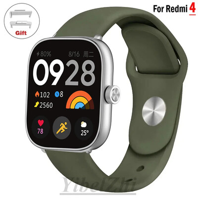 Mekani silikonski remeni za satove za Redmi sat 4 remena SmartWatch WristBand Sport correa Narukvica za xiaomi mi band 8 pro Dodaci