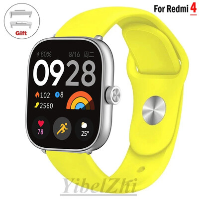 Mekani silikonski remeni za satove za Redmi sat 4 remena SmartWatch WristBand Sport correa Narukvica za xiaomi mi band 8 pro Dodaci