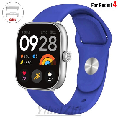 Mekani silikonski remeni za satove za Redmi sat 4 remena SmartWatch WristBand Sport correa Narukvica za xiaomi mi band 8 pro Dodaci