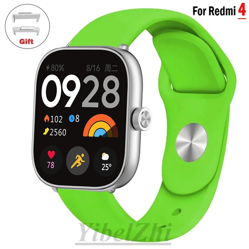 Mekani silikonski remeni za satove za Redmi sat 4 remena SmartWatch WristBand Sport correa Narukvica za xiaomi mi band 8 pro Dodaci