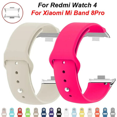 Szilikonszíj Xiaomi Redmi Watch 4 szíj kiegészítők Sport Csere correa karkötő redmi óra4 Xiaomi Band 8 profi szíjak