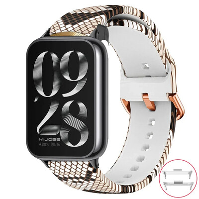 Печатна каишка за часовник Redmi 4 каишка Xiaomi Mi Band 8 Pro MiBand 8 Резервна силиконова каишка за смарт часовник Bracele correa