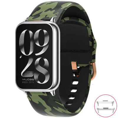 Печатна каишка за часовник Redmi 4 каишка Xiaomi Mi Band 8 Pro MiBand 8 Резервна силиконова каишка за смарт часовник Bracele correa