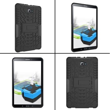 Θήκη για Samsung SM-T580 SM-T585 Θήκη για T580 TPU+PC Tablet Stand Armore Cover for Samsung galaxy Tab A6 10.1 TAB A 2016 coque