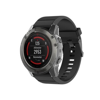 Θήκη προστασίας από μαλακή σιλικόνη για Garmin Fenix 5S 5 5X Smart Watch Protector Frame Cover TPU Bumper for Fenix5S 5 5X / Plus Case