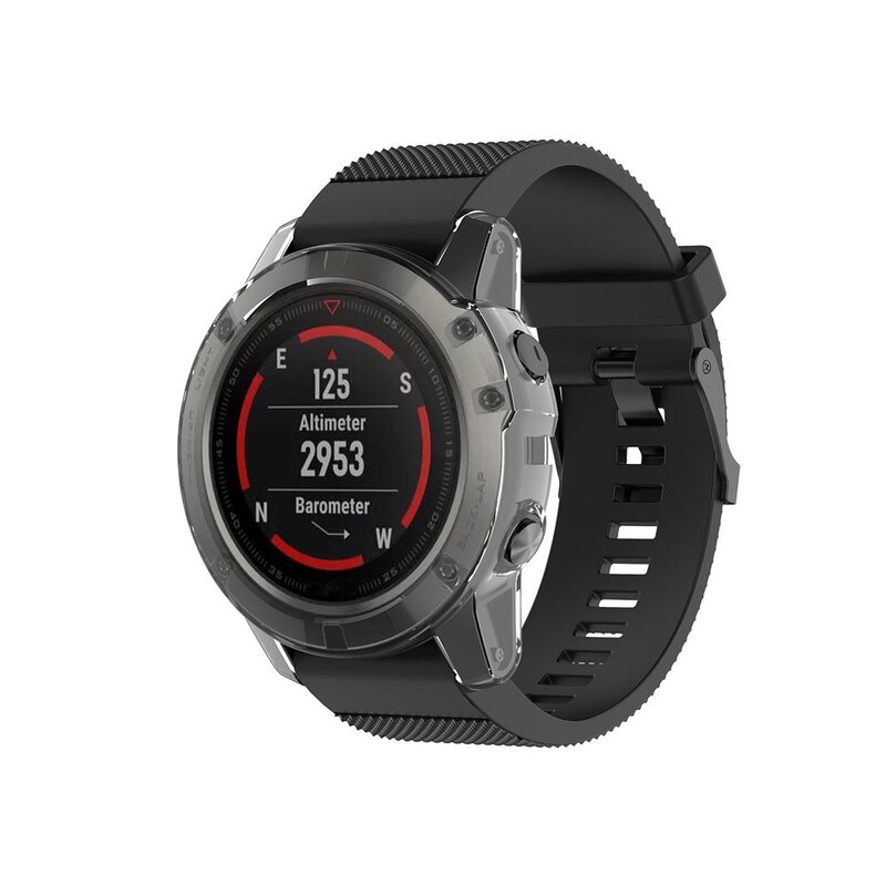 Mekana silikonska zaštitna futrola za Garmin Fenix 5S 5 5X Pametni sat Zaštitna maska okvira TPU odbojnik za Fenix5S 5 5X / Plus Case