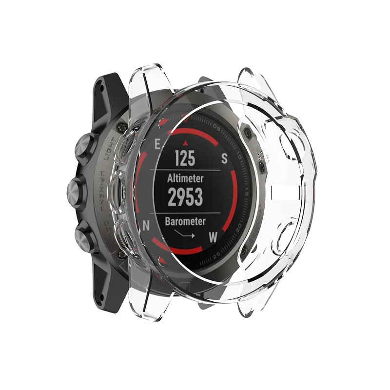 Mekana silikonska zaštitna futrola za Garmin Fenix 5S 5 5X Pametni sat Zaštitna maska okvira TPU odbojnik za Fenix5S 5 5X / Plus Case