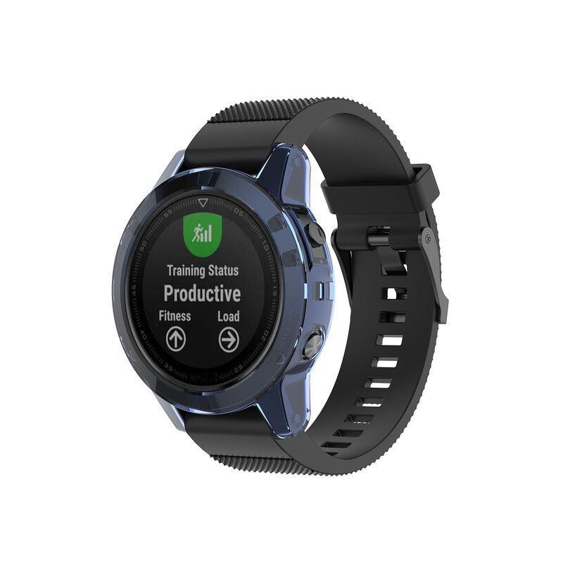 Mekana silikonska zaštitna futrola za Garmin Fenix 5S 5 5X Pametni sat Zaštitna maska okvira TPU odbojnik za Fenix5S 5 5X / Plus Case