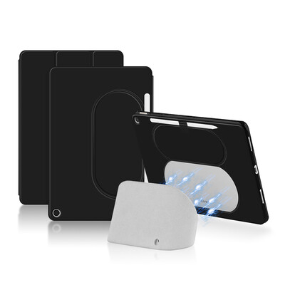 AJIUYU futrola za za Google Pixel tablet 11 inča 2023 Smart Cover Zaštitna školjka TPU podrška Kompatibilna baza zvučnika za punjenje