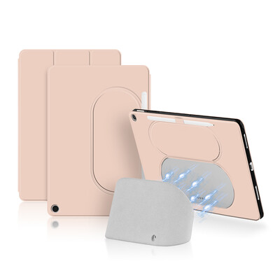 AJIUYU futrola za za Google Pixel tablet 11 inča 2023 Smart Cover Zaštitna školjka TPU podrška Kompatibilna baza zvučnika za punjenje