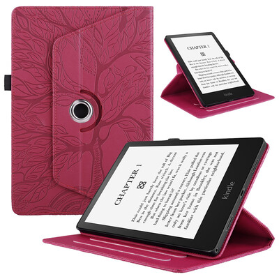 Kindle Paperwhite 2024 ümbrise 360 pöörleva aluse e-raamatu kaanele Funda Kindle Paperwhite 12. põlvkonna 2024 ümbrisele, 7 tolli