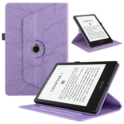 Kindle Paperwhite 2024 ümbrise 360 pöörleva aluse e-raamatu kaanele Funda Kindle Paperwhite 12. põlvkonna 2024 ümbrisele, 7 tolli