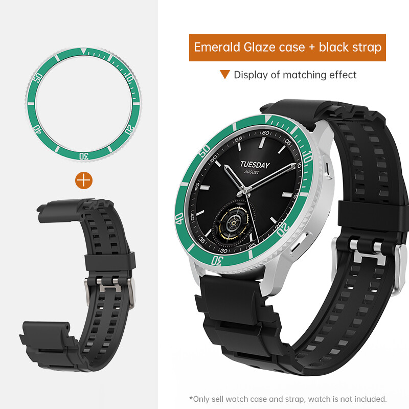 SIKAI zaštitna torbica protiv ogrebotina, lagana zaštitna maska otporna na udarce za Xiaomi Watch S3, torbica za pametni sat