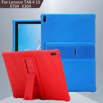 Για Lenovo TAB 4 10 TB-X304F TB-X304N TB-X304L Προστατευτικό κάλυμμα Tab4 10 Plus TB-X704L TB-X704F/N Θήκη σιλικόνης για tablet Αντικραδασμική