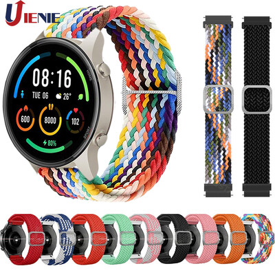 Βραχιόλι 22mm Stretch Braid Nylon Watch για Xiaomi Mi Watch Color Sports Edition/S1 Pro S4 S3 S2 Strap βραχιόλι για Mi Watch Color 2