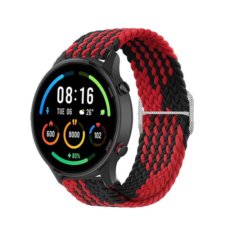 22 mm rastezljiva najlonska narukvica za sat za Xiaomi Mi Watch Color Sports Edition/S1 Pro S4 S3 S2 narukvica s remenom za Mi Watch Color 2