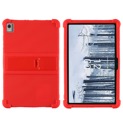 Za HMD T21 2024 10.36" kućište tablet otporan na udarce tablet dječji mekani silikonski stalak zaštitna školjka