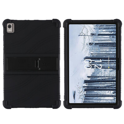 Za HMD T21 2024 10.36" kućište tablet otporan na udarce tablet dječji mekani silikonski stalak zaštitna školjka