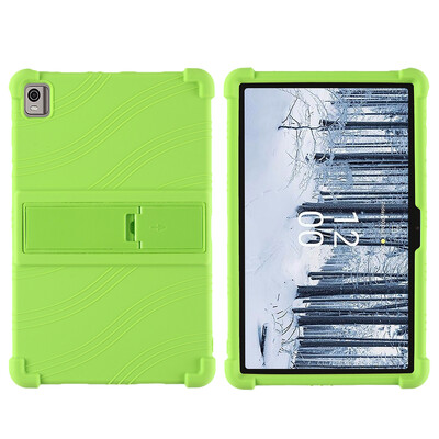 Za HMD T21 2024 10.36" kućište tablet otporan na udarce tablet dječji mekani silikonski stalak zaštitna školjka