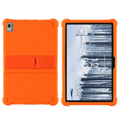 Za HMD T21 2024 10.36" kućište tablet otporan na udarce tablet dječji mekani silikonski stalak zaštitna školjka