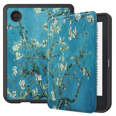 Tanak magnetski Funda za Tolino Shine 5 (2024) Case 6" e-knjiga višestruko sklopivi omot s mekim TPU stražnjim omotačem